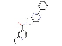 6-(2-ethylisonicotinoyl)-2-phenyl-6,7-dihydro-5H-pyrrolo[3,4-d]pyrimidine