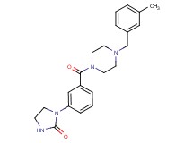 1-(3-{[4-(3-methylbenzyl)-1-piperazinyl]carbonyl}phenyl)-2-imidazolidinone