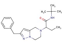 2-(2-benzyl-6,7-dihydropyrazolo[1,5-a]pyrazin-5(4H)-yl)-N-(tert-butyl)butanamide
