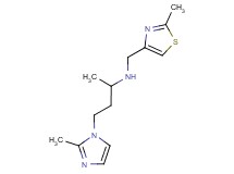 4-(2-methyl-1H-imidazol-1-yl)-N-[(2-methyl-1,3-thiazol-4-yl)methyl]butan-2-amine