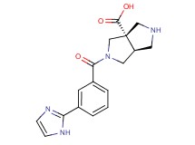 (3aS*,6aS*)-2-[3-(1H-imidazol-2-yl)benzoyl]hexahydropyrrolo[3,4-c]pyrrole-3a(1H)-carboxylic acid