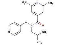 N-isobutyl-2,6-dimethyl-N-(pyridin-4-ylmethyl)isonicotinamide