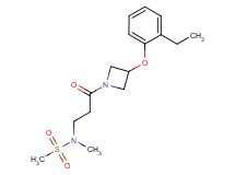 N-{3-[3-(2-ethylphenoxy)-1-azetidinyl]-3-oxopropyl}-N-methylmethanesulfonamide