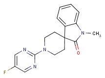 1'-(5-fluoropyrimidin-2-yl)-1-methylspiro[indole-3,4'-piperidin]-2(1H)-one