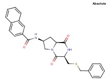N-{(3R,7S,8aS)-3-[(benzylthio)methyl]-1,4-dioxooctahydropyrrolo[1,2-a]pyrazin-7-yl}-2-naphthamide