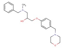 1-[benzyl(methyl)amino]-3-[4-(4-morpholinylmethyl)phenoxy]-2-propanol