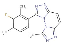 1-(3-fluoro-2,4-dimethylphenyl)-8-methylbis[1,2,4]triazolo[3,4-f:4',3'-b]pyridazine