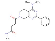 4-[4-(dimethylamino)-2-phenyl-5,8-dihydropyrido[3,4-d]pyrimidin-7(6H)-yl]-N-methyl-4-oxobutanamide