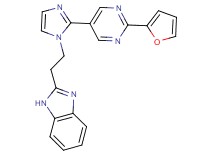 2-(2-{2-[2-(2-furyl)pyrimidin-5-yl]-1H-imidazol-1-yl}ethyl)-1H-benzimidazole