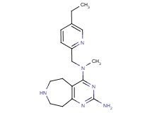 N~4~-[(5-ethyl-2-pyridinyl)methyl]-N~4~-methyl-6,7,8,9-tetrahydro-5H-pyrimido[4,5-d]azepine-2,4-diamine dihydrochloride