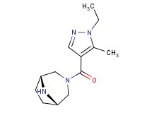 rel-(1R,5S)-3-[(1-ethyl-5-methyl-1H-pyrazol-4-yl)carbonyl]-3,8-diazabicyclo[3.2.1]octane hydrochloride
