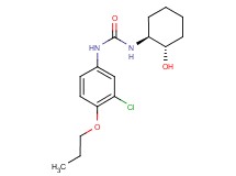 N-(3-chloro-4-propoxyphenyl)-N'-[(1S*,2S*)-2-hydroxycyclohexyl]urea