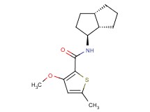 3-methoxy-5-methyl-N-[(1S*,3aS*,6aS*)-octahydropentalen-1-yl]thiophene-2-carboxamide