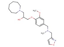 1-(1-azocanyl)-3-(4-{[(3-isoxazolylmethyl)(methyl)amino]methyl}-2-methoxyphenoxy)-2-propanol