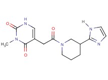 5-{2-[3-(1H-imidazol-2-yl)piperidin-1-yl]-2-oxoethyl}-3-methylpyrimidine-2,4(1H,3H)-dione