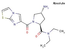 (2S,4R)-4-amino-N,N-diethyl-1-(imidazo[2,1-b][1,3]thiazol-6-ylcarbonyl)pyrrolidine-2-carboxamide