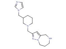 2-{[3-(1H-imidazol-1-ylmethyl)-1-piperidinyl]methyl}-5,6,7,8-tetrahydro-4H-pyrazolo[1,5-a][1,4]diazepine