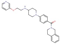 1-[4-(3,4-dihydro-2(1H)-isoquinolinylcarbonyl)phenyl]-N-[2-(3-pyridinyloxy)ethyl]-4-piperidinamine