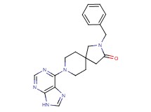 2-benzyl-8-(9H-purin-6-yl)-2,8-diazaspiro[4.5]decan-3-one