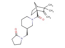 1-({1-[(3,3-dimethyl-2-methylenebicyclo[2.2.1]hept-1-yl)carbonyl]-3-piperidinyl}methyl)-2-pyrrolidinone