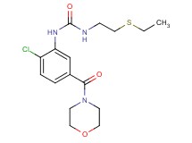 N-[2-chloro-5-(morpholin-4-ylcarbonyl)phenyl]-N'-[2-(ethylthio)ethyl]urea