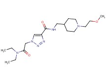 1-[2-(diethylamino)-2-oxoethyl]-N-{[1-(2-methoxyethyl)-4-piperidinyl]methyl}-1H-1,2,3-triazole-4-carboxamide