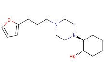 rel-(1S,2S)-2-{4-[3-(2-furyl)propyl]-1-piperazinyl}cyclohexanol trifluoroacetate (salt)