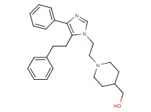 (1-{2-[4-phenyl-5-(2-phenylethyl)-1H-imidazol-1-yl]ethyl}piperidin-4-yl)methanol