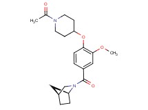 (1S*,4S*)-2-{4-[(1-acetyl-4-piperidinyl)oxy]-3-methoxybenzoyl}-2-azabicyclo[2.2.1]heptane