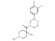 2-(3,4-dichlorophenyl)-4-[(1,4-dimethylpiperidin-4-yl)carbonyl]morpholine