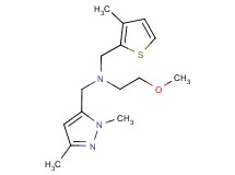 N-[(1,3-dimethyl-1H-pyrazol-5-yl)methyl]-2-methoxy-N-[(3-methyl-2-thienyl)methyl]ethanamine