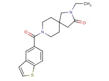 8-(1-benzothien-5-ylcarbonyl)-2-ethyl-2,8-diazaspiro[4.5]decan-3-one
