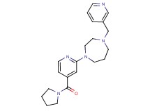 1-(3-pyridinylmethyl)-4-[4-(1-pyrrolidinylcarbonyl)-2-pyridinyl]-1,4-diazepane