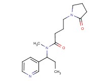 N-methyl-4-(2-oxopyrrolidin-1-yl)-N-(1-pyridin-3-ylpropyl)butanamide