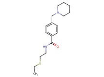 N-[2-(ethylthio)ethyl]-4-(piperidin-1-ylmethyl)benzamide