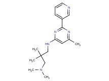 N,N,2,2-tetramethyl-N'-(6-methyl-2-pyridin-3-ylpyrimidin-4-yl)propane-1,3-diamine
