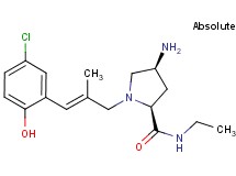 (2S,4S)-4-amino-1-[(2E)-3-(5-chloro-2-hydroxyphenyl)-2-methylprop-2-en-1-yl]-N-ethylpyrrolidine-2-carboxamide