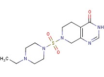 7-[(4-ethylpiperazin-1-yl)sulfonyl]-5,6,7,8-tetrahydropyrido[3,4-d]pyrimidin-4(3H)-one
