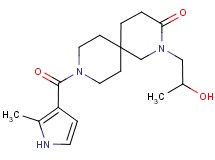 2-(2-hydroxypropyl)-9-[(2-methyl-1H-pyrrol-3-yl)carbonyl]-2,9-diazaspiro[5.5]undecan-3-one