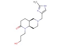 (4aS*,8aR*)-1-(3-hydroxypropyl)-6-[(2-methyl-1H-imidazol-4-yl)methyl]octahydro-1,6-naphthyridin-2(1H)-one