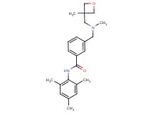 N-mesityl-3-({methyl[(3-methyloxetan-3-yl)methyl]amino}methyl)benzamide
