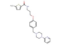 5-methyl-N-[3-(4-{[4-(2-pyridinyl)-1-piperazinyl]methyl}phenoxy)propyl]-2-thiophenecarboxamide