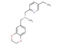 (2,3-dihydro-1,4-benzodioxin-6-ylmethyl)[(5-ethylpyridin-2-yl)methyl]methylamine