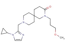 9-[(1-cyclopropyl-1H-imidazol-2-yl)methyl]-2-(3-methoxypropyl)-2,9-diazaspiro[5.5]undecan-3-one