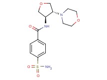 4-(aminosulfonyl)-N-[(3R*,4R*)-4-morpholin-4-yltetrahydrofuran-3-yl]benzamide