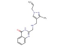 2-({[(1-allyl-3-methyl-1H-pyrazol-4-yl)methyl]amino}methyl)quinazolin-4(3H)-one