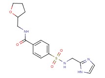 4-{[(1H-imidazol-2-ylmethyl)amino]sulfonyl}-N-(tetrahydro-2-furanylmethyl)benzamide