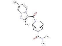 (1R*,5R*)-6-[(2,7-dimethylimidazo[1,2-a]pyridin-3-yl)carbonyl]-N,N-dimethyl-3,6-diazabicyclo[3.2.2]nonane-3-carboxamide