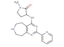1-methyl-3-[(2-pyridin-2-yl-6,7,8,9-tetrahydro-5H-pyrimido[4,5-d]azepin-4-yl)amino]pyrrolidin-2-one