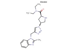 (4S)-N,N-diethyl-4-{4-[(2-methyl-1H-benzimidazol-1-yl)methyl]-1H-1,2,3-triazol-1-yl}-L-prolinamide dihydrochloride